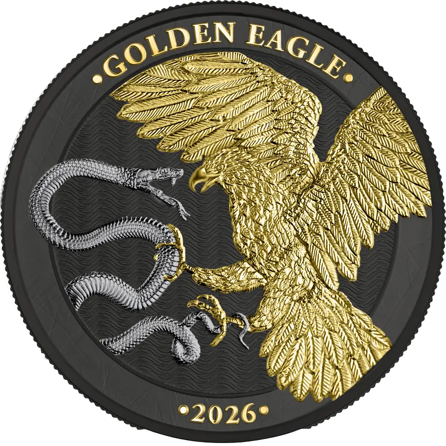 Золотой орел 2026 1Oz (чернение рутением)
