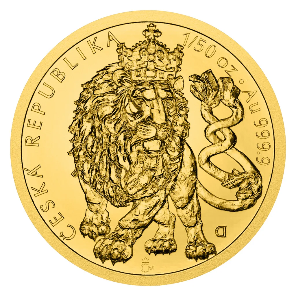 Чешский лев 1/50 Oz