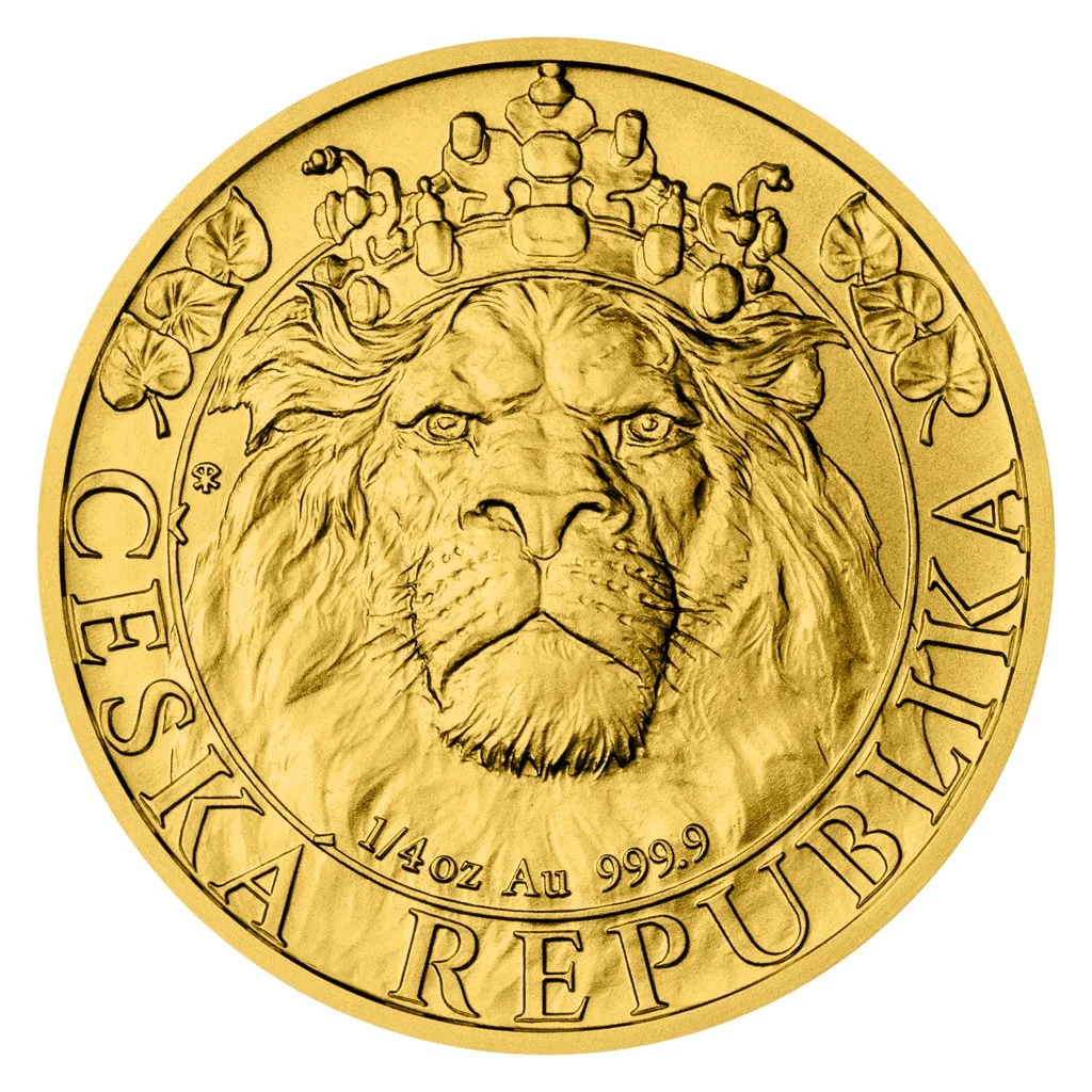 Чешский лев 1/4 Oz