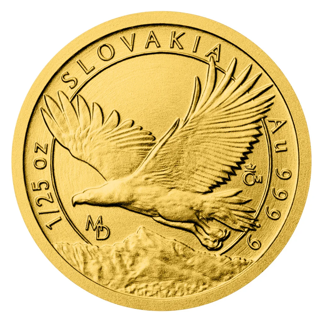 Словацкий орел 1/25 Oz блистер