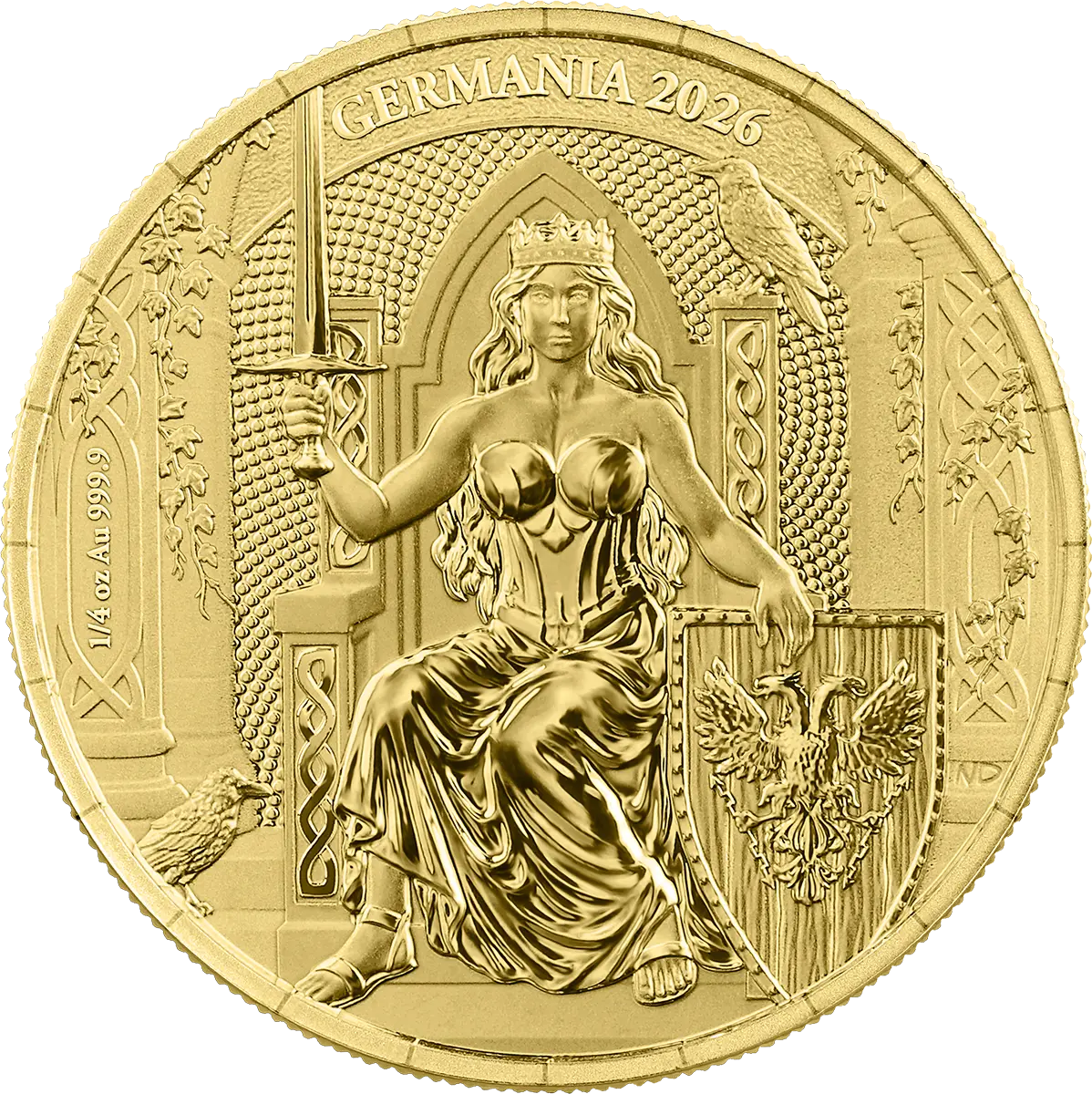 Германия 1/4 Oz коинкарт