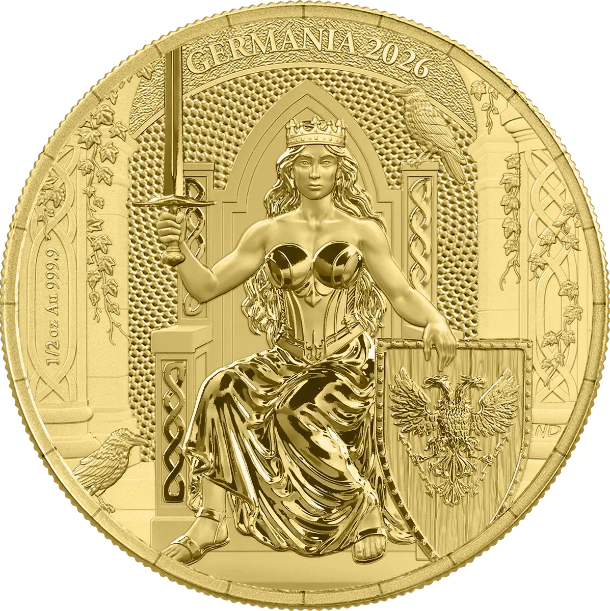 Германия 1/2 Oz коинкарт