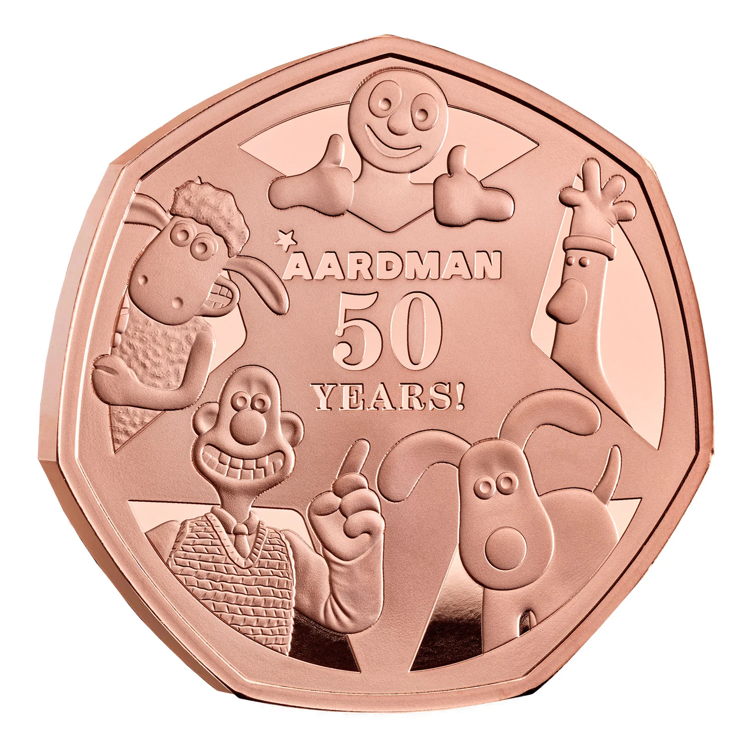 50 лет студии Ардман (золото)