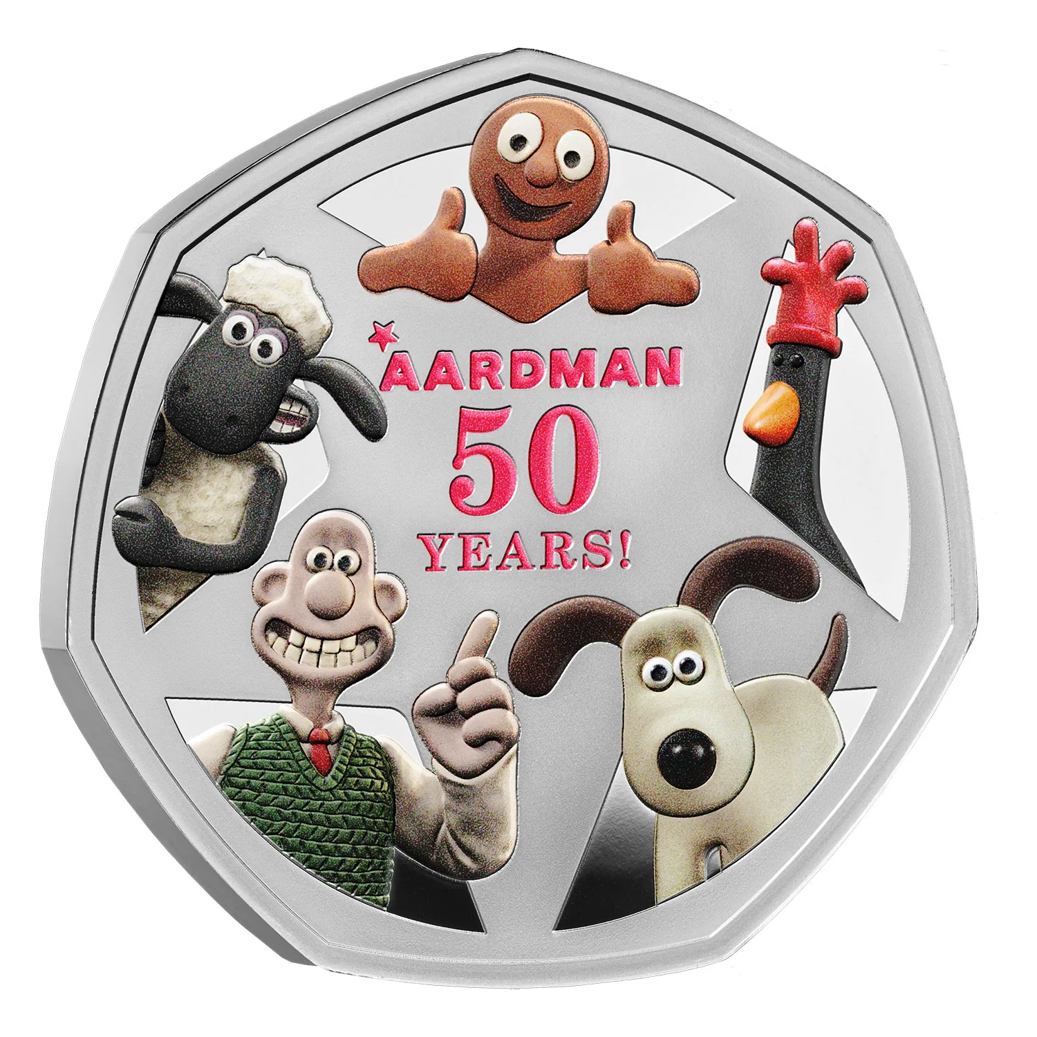 50 лет студии Ардман (серебро)