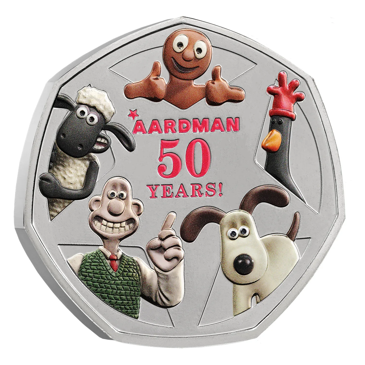 50 лет студии Ардман (блистер цветной)
