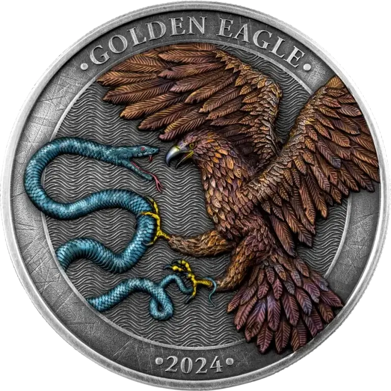 Золотой орел 2024 2 Oz цветная