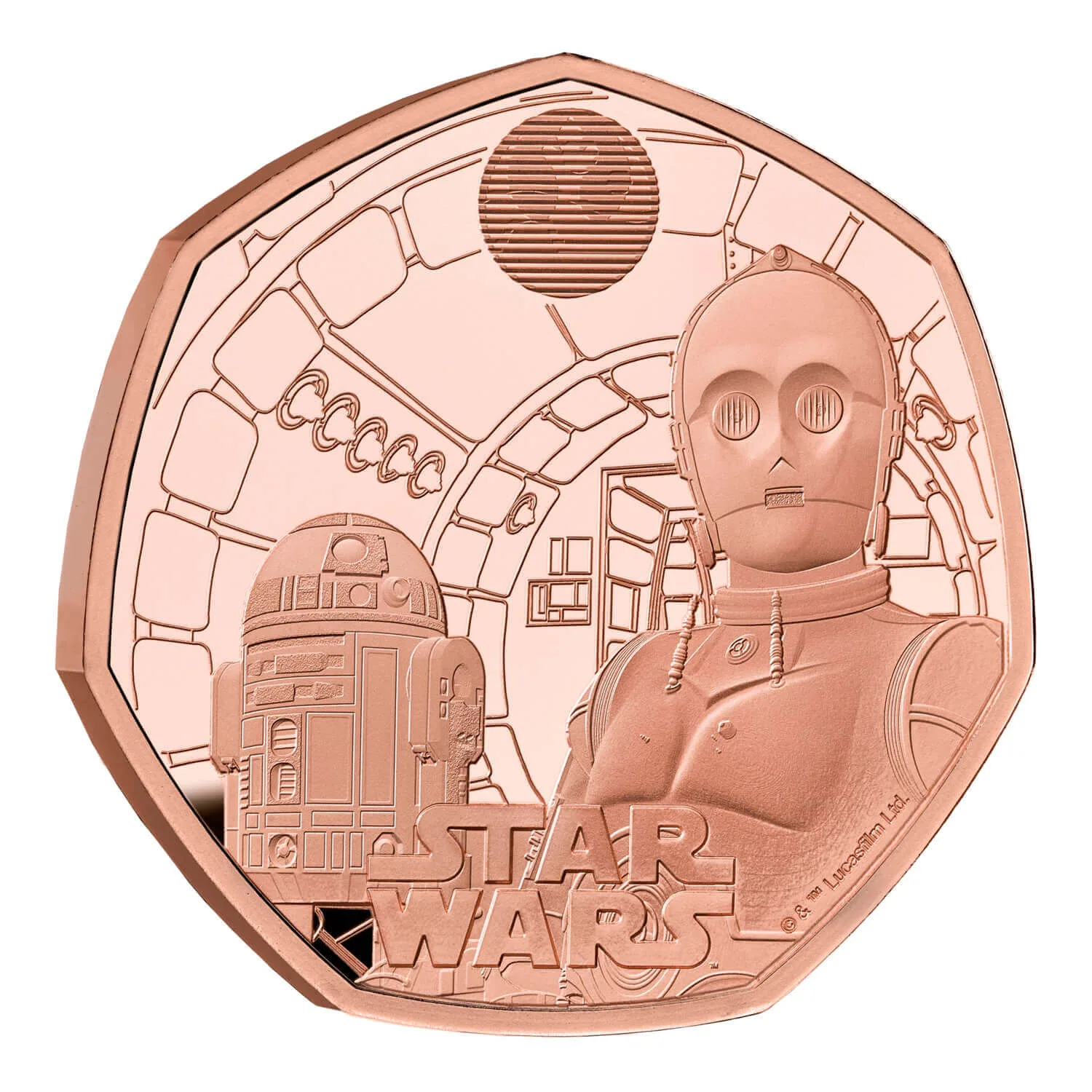 R2-D2 и C-3PO (золото)