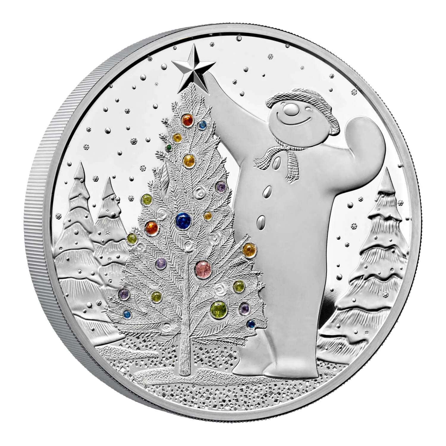 Снеговик 2024 (серебро 1 кг)