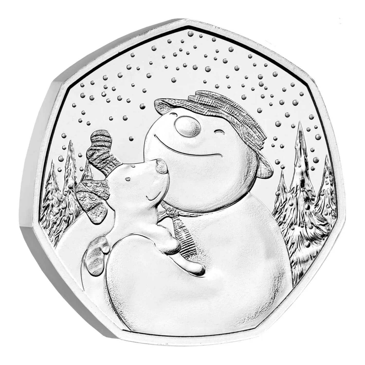 Снеговик 2022 (медь-никель)