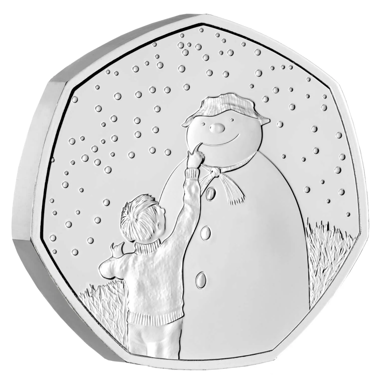 Снеговик 2021 (медь-никель)
