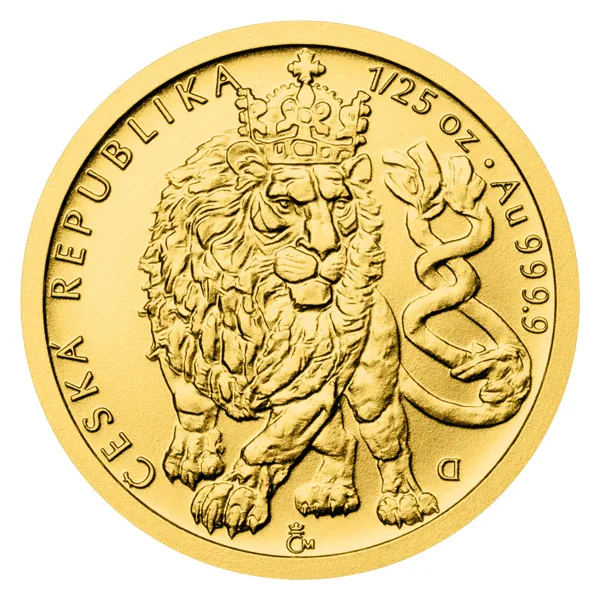 Чешский лев 1/25 Oz