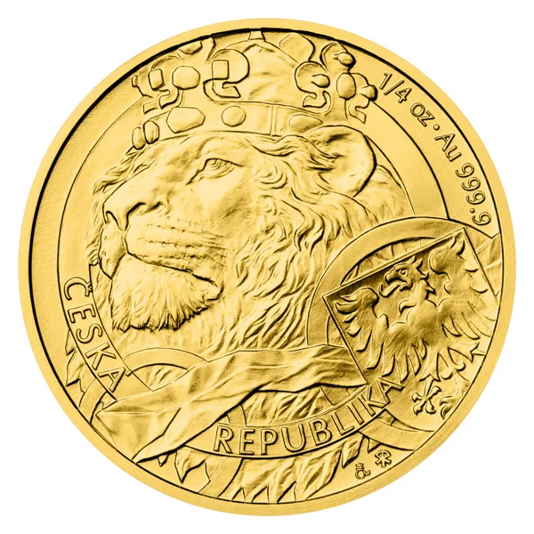 Чешский лев 1/4 Oz