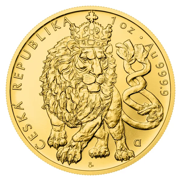 Чешский лев 1 Oz блистер