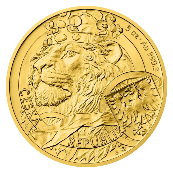 Чешский лев 5 Oz