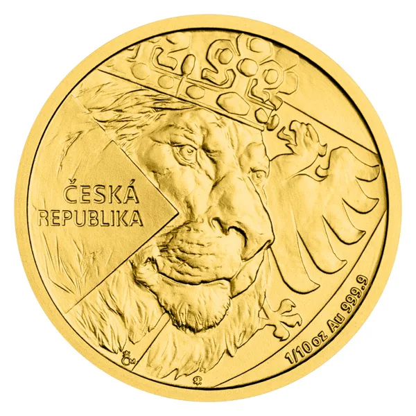 Чешский лев 1/10 Oz