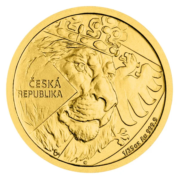 Чешский лев 1/25 Oz