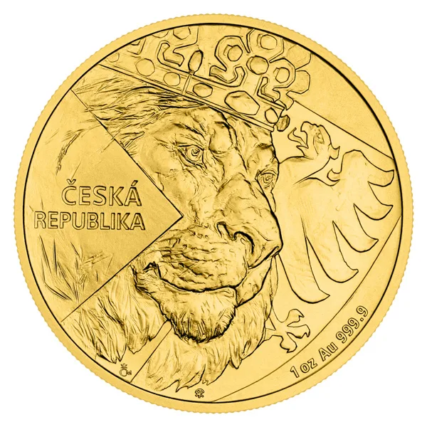 Чешский лев 1 Oz блистер