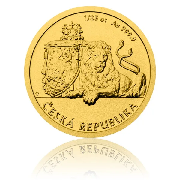 Чешский лев 1/25 Oz