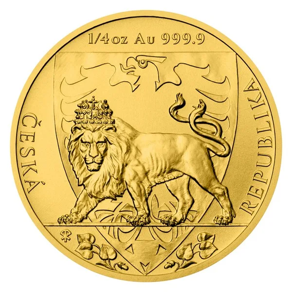 Чешский лев 1/4 Oz