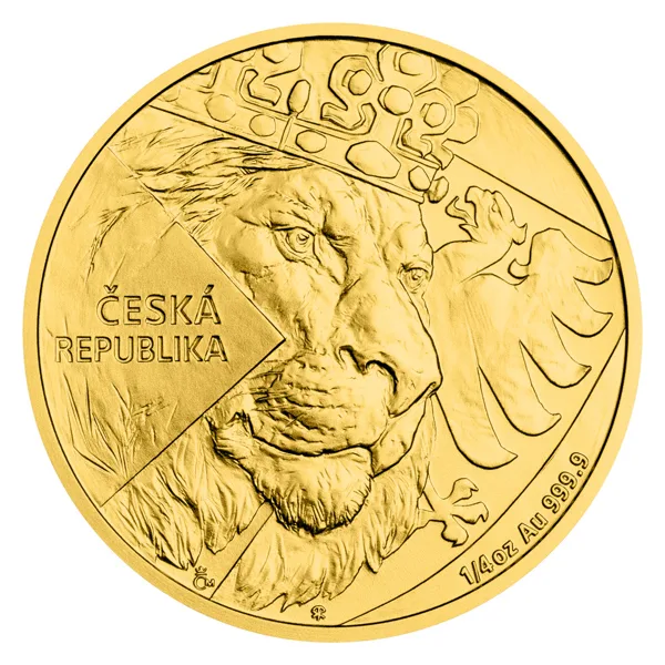 Чешский лев 1/4 Oz