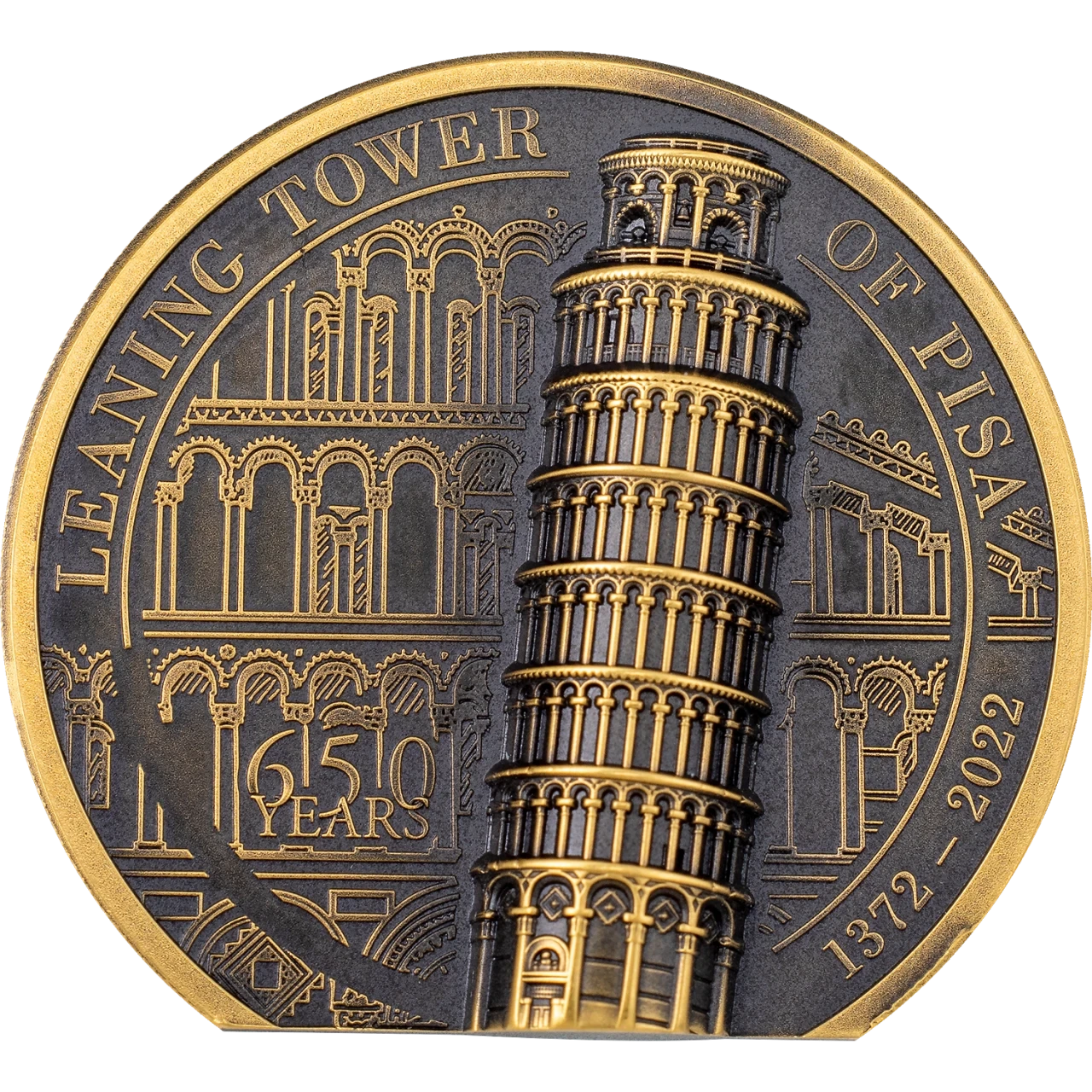 Исторические памятники: Пизанская башня, Au 1 oz