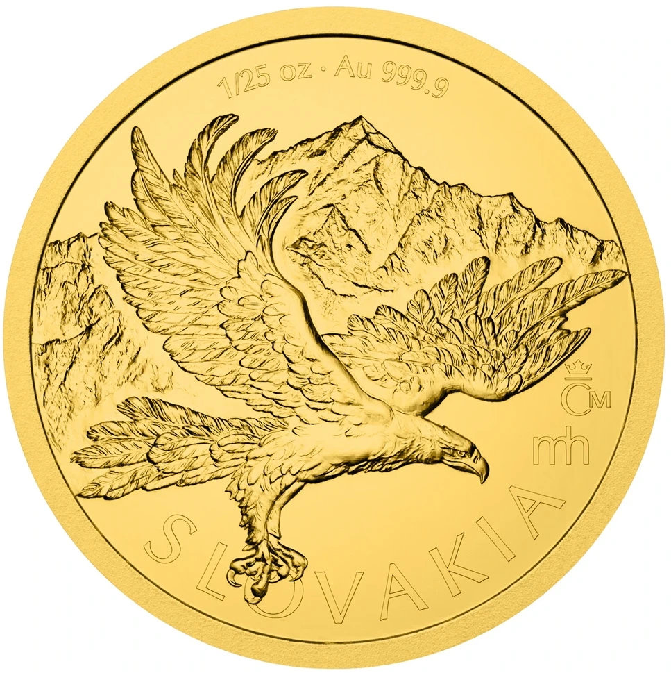 Словацкий орел 1/25 Oz блистер