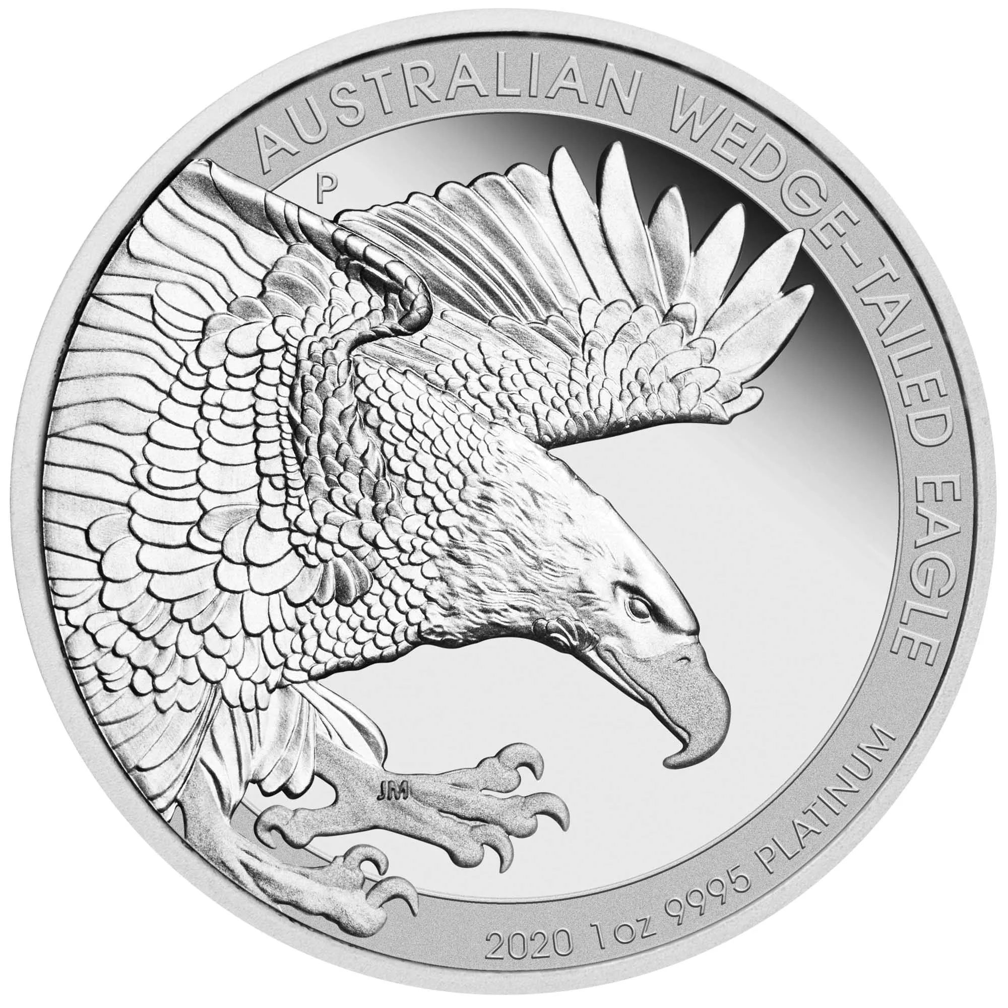 Клинохвостый орёл 2020 (1 унция, пруф, платина)