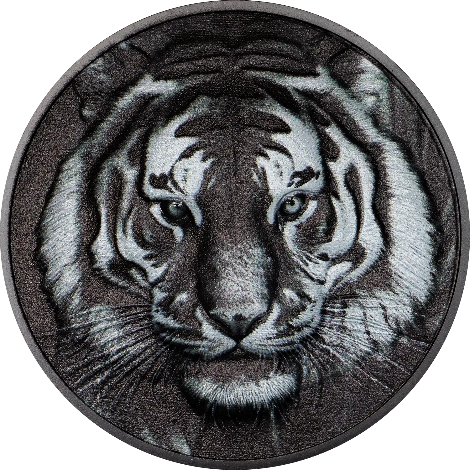 Чёрное и белое: Тигр, Ag 1 oz
