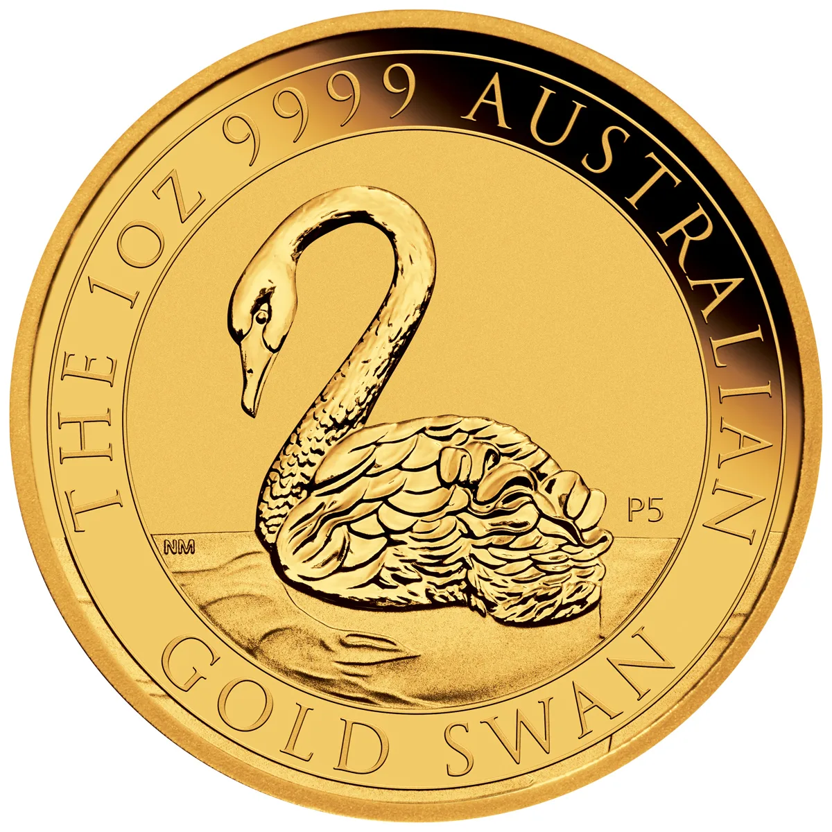 Австралийский лебедь 2021 (инвест, золото)