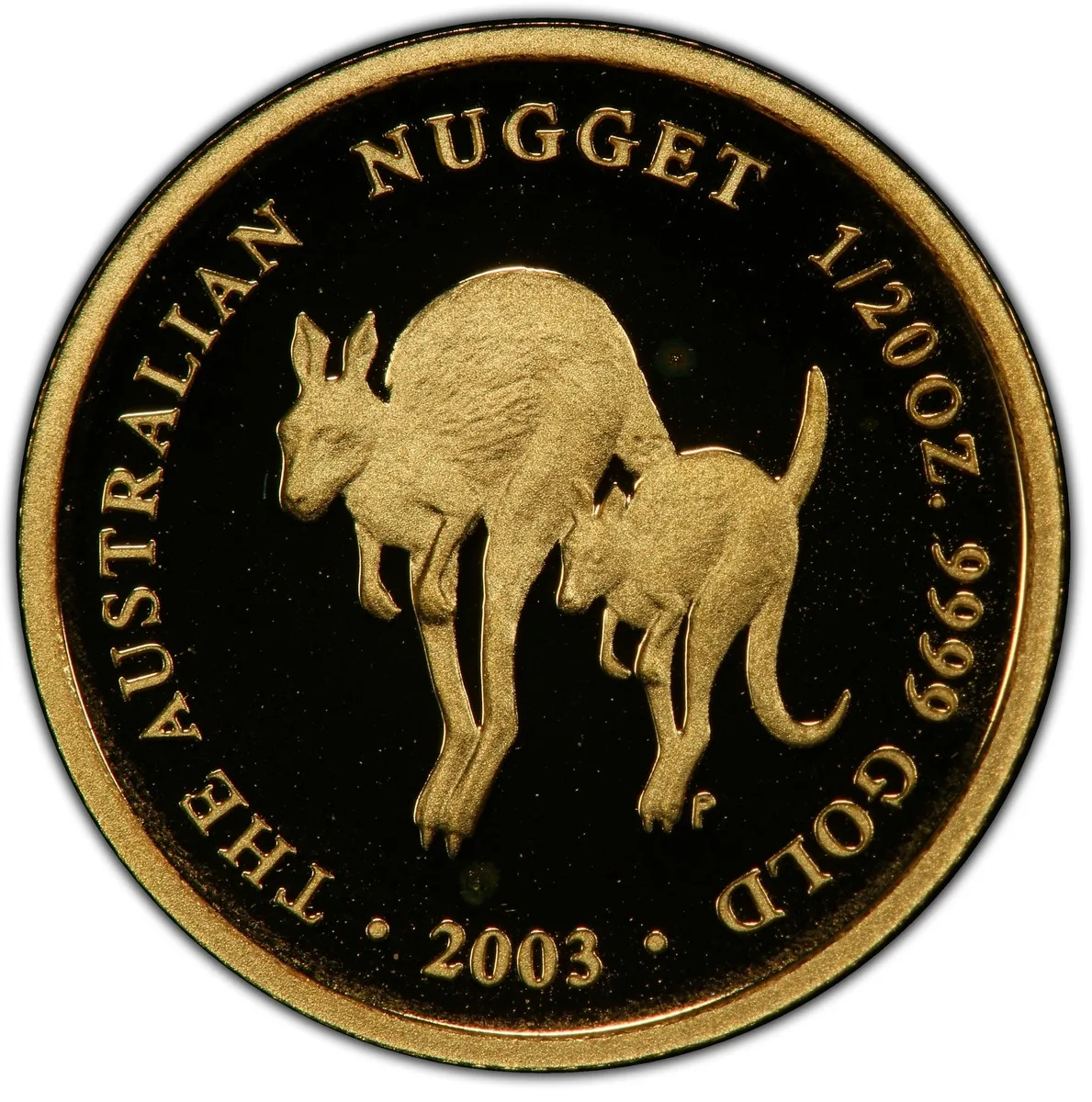 Кенгуру 2003 (золото 1/20 унции)