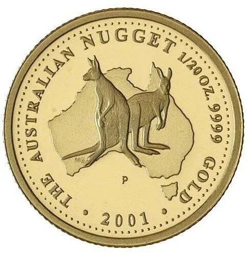 Кенгуру 2001 (золото 1/20 унции)