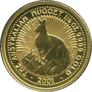 Кенгуру 2001 (золото 1/4 унции)