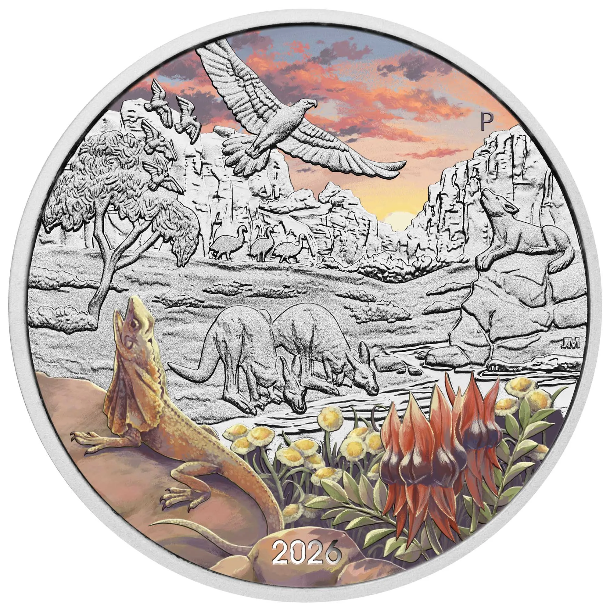 Глубинка (серебро, цветная, в карточке)