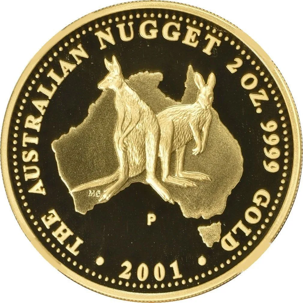Кенгуру 2001 (золото 2 унции)