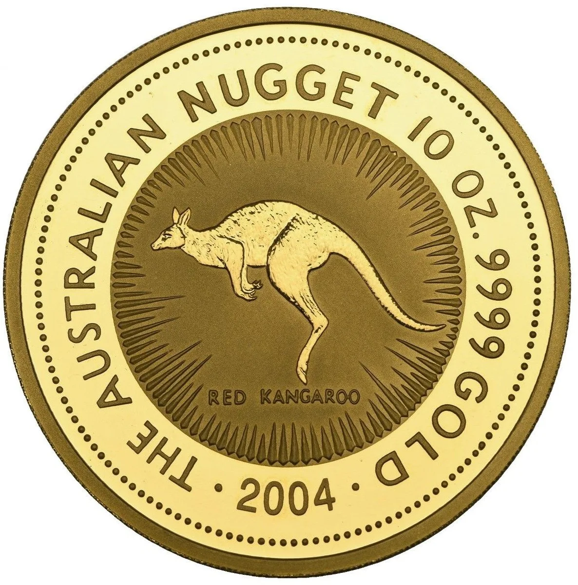 Кенгуру 2004 (золото 10 унций)