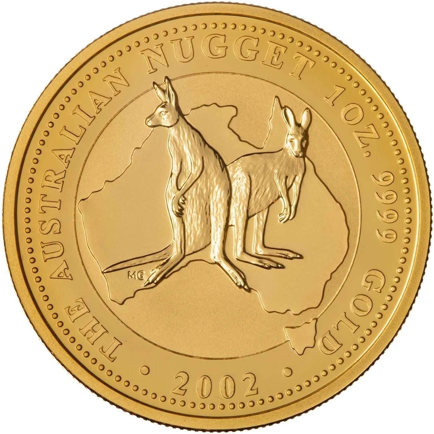 Кенгуру 2002 (золото 1 унция)
