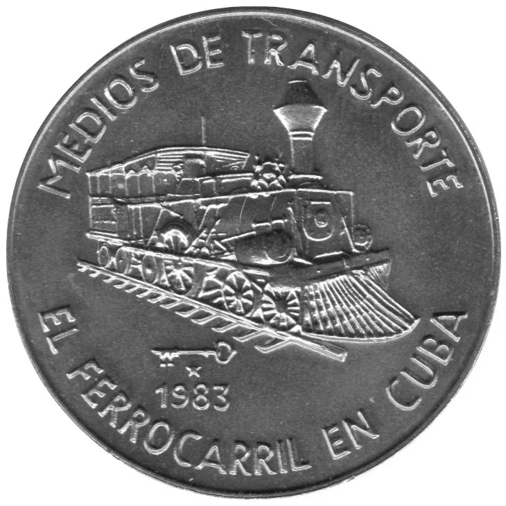Железная дорога Кубы (El Ferrocarril en Cuba) (1 песо)
