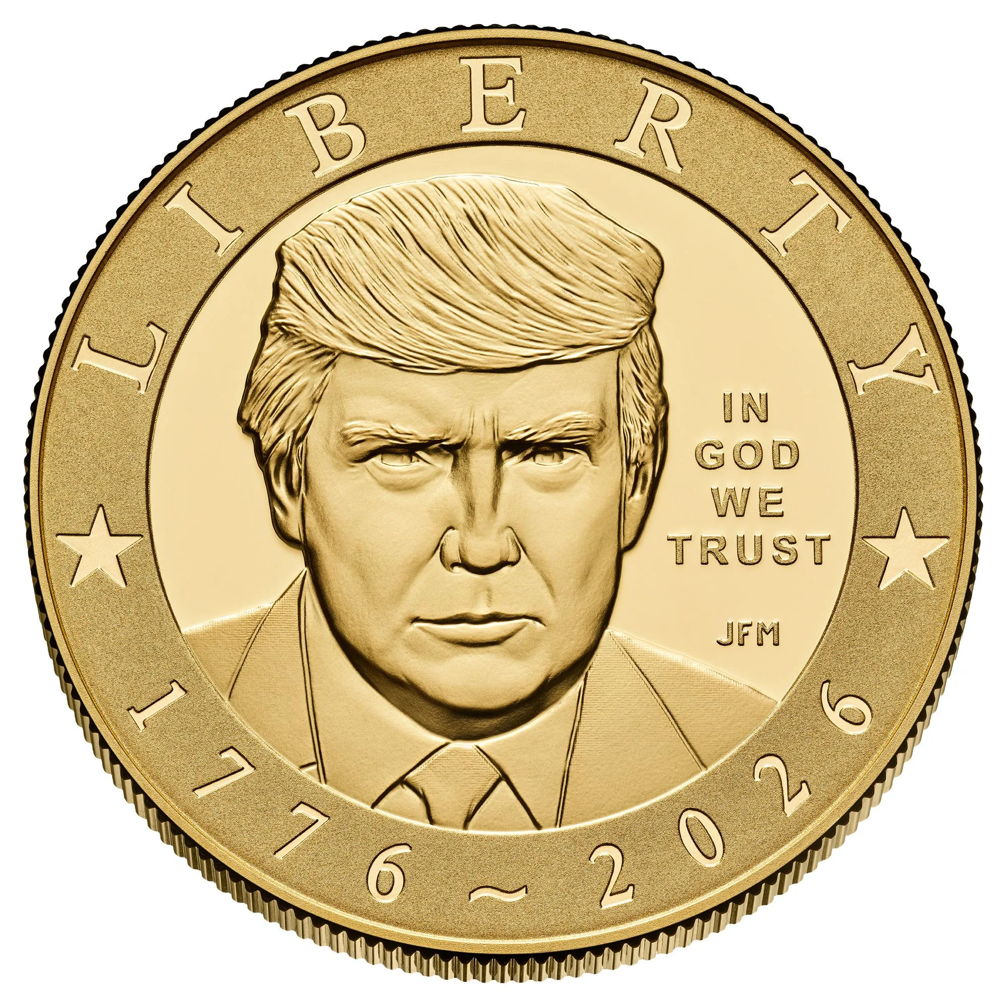 Дональд Трамп (золото, 250 долларов)
