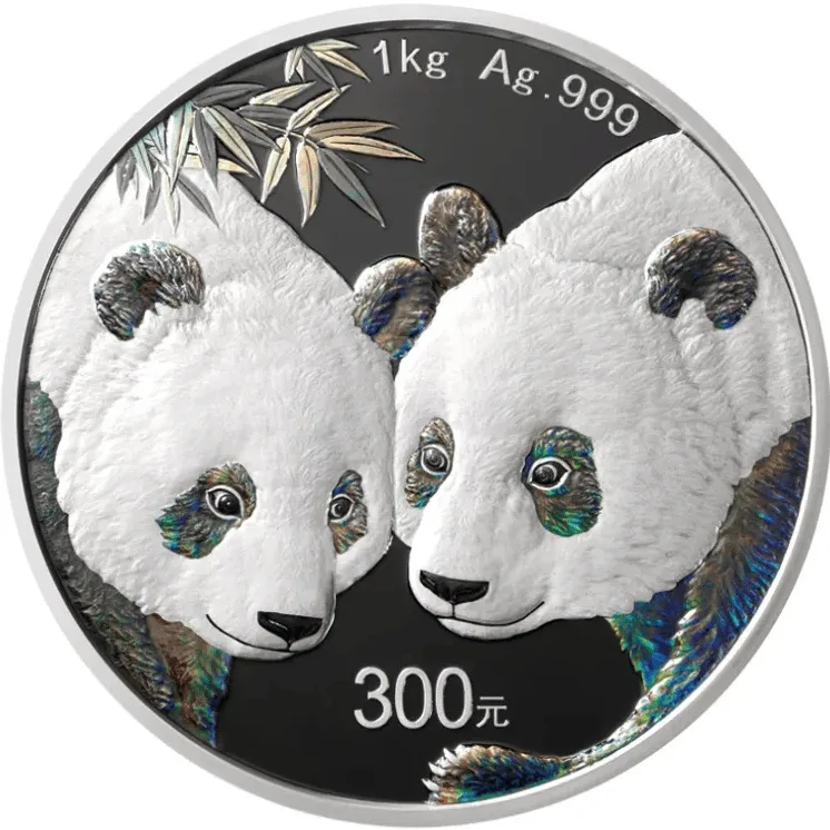 Панда 2027 (1000 г, серебро)