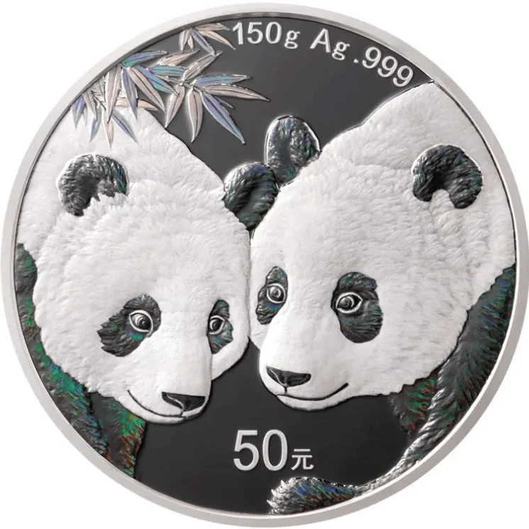 Панда 2027 (150 г, серебро)